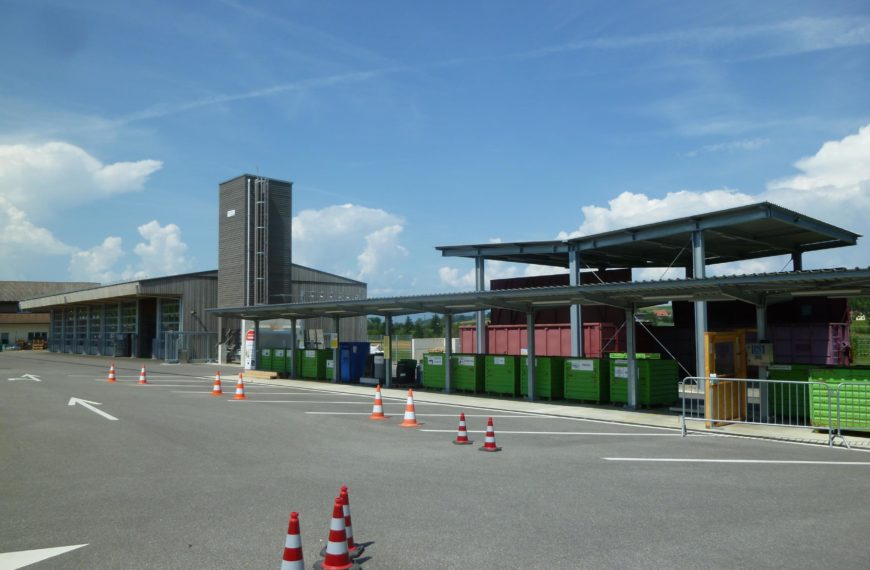 Centre d'entretien et d'élimination des déchets à Gurmels